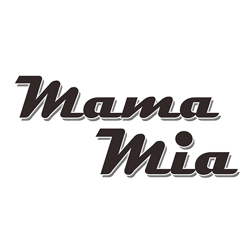 Mama Mia Italian pizza logo