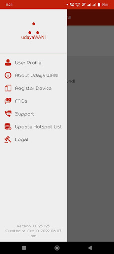 udayaWANI - PM WANI App Screen 2