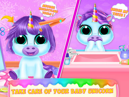 Unicorn Baby Pet Care  Screenshots 5