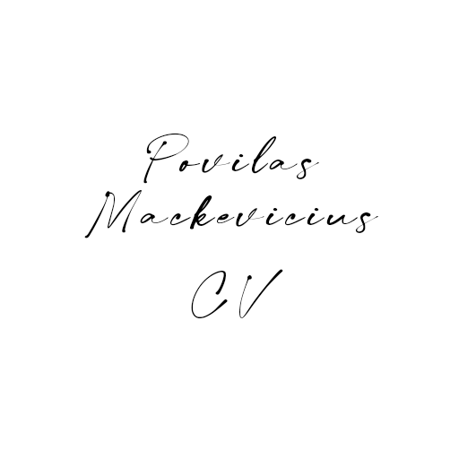 Povilas Mackevicius CV logo