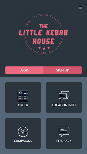 Android application Little Kebab House screenshort