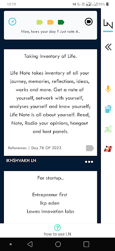 Android application Let's Note screenshort