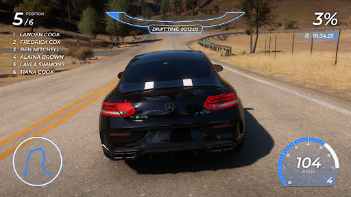 Mercedes C63: Drive & Drift Screen 3
