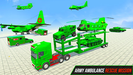 Army Ambulance Transport Truck  screenshots 1