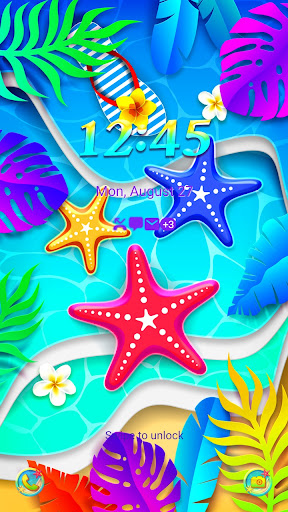 Summer Starfish - Wallpaper Screen 2