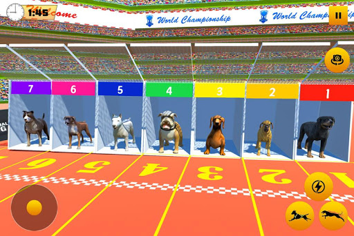 Android application Dog Race Game: Dog Racing 3D screenshort