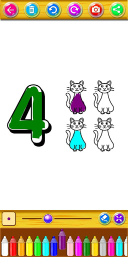 Coloring Numbers Screen 3