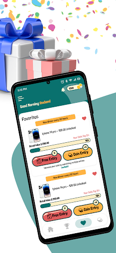 Android application Freebie Clicks: Sweepstakes screenshort