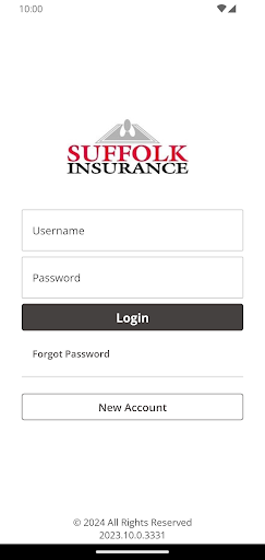 Android application Suffolk Insurance Online screenshort