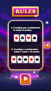 Cards 21 Puzzle Cards Game