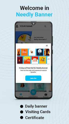 Android application Needly Banner screenshort