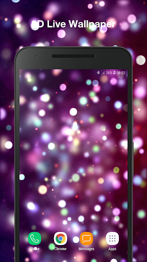 Android application Colorful Bubble Wallpaper Pro screenshort