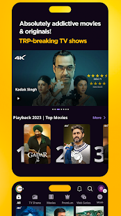ZEE5: Movies, TV Shows, Series Captura de pantalla