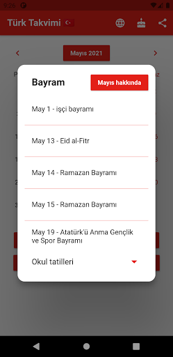 Türk Takvimi - Bayram 2024 Screen 2