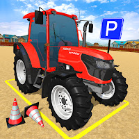 Rural Farming Tractor Parking