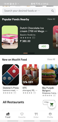 Mozilit Food Screen 3