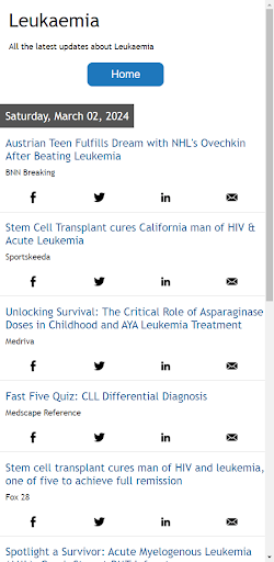 Leukaemia(Leukemia) News Screen 2