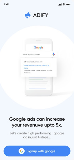 Android application Adify screenshort