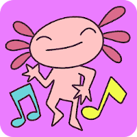 Happy Axolotl Stickers