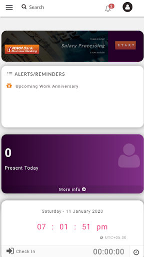 Android application HRAPP screenshort