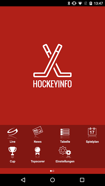 Screenshot 2 HockeyInfo android
