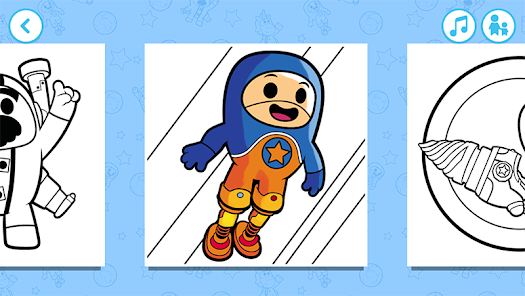 Captura de Pantalla 1 Go Jetters Colouring android