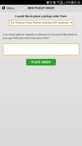 My Butler Service Screen 3