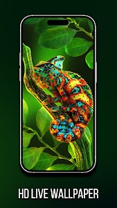 Chameleon Color Wallpaper 3D Unknown