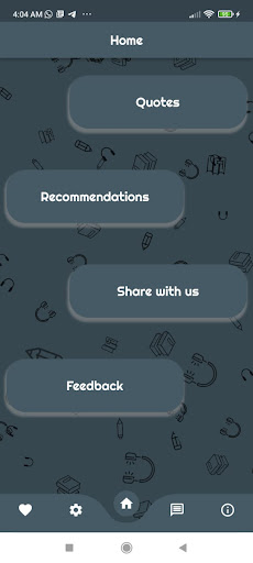 Android application BooQuote screenshort