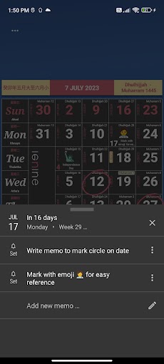 Monthly Calendar & Holidayのおすすめ画像3