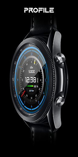 [SSP] Simple Black Watch Face Screen 2