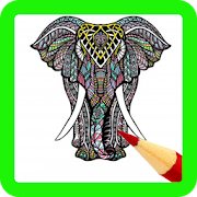 Animal Coloring Mandala pages ⭐