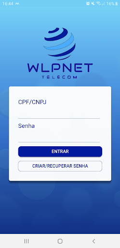 Android application W L P Net Cliente screenshort