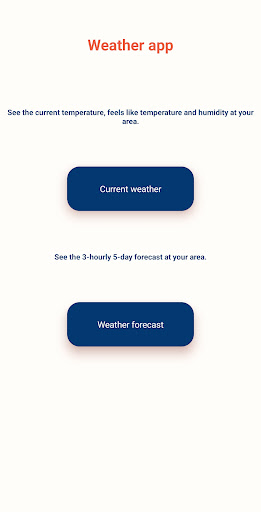 Android application Simply Weather screenshort