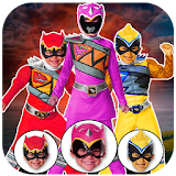 Power hero rangers Masks : change face morph icon