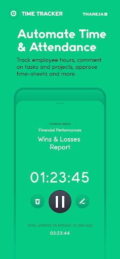 Android application THAREJA screenshort