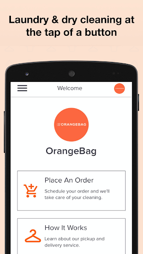 Android application OrangeBag screenshort