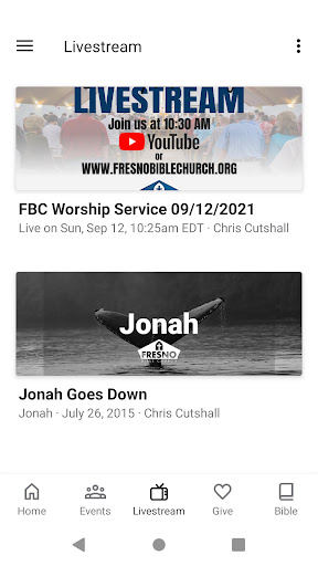 Fresno Bible Church Screen 2