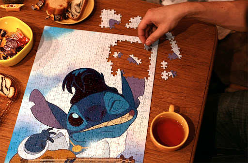 Screenshot of Cute Blue Koala Jigsaw Puzzle