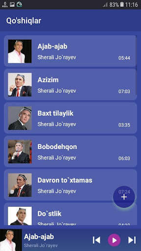 Sherali Jo`rayev qoshiqlari Screen 2