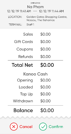 Kanoo Pos Screenshot