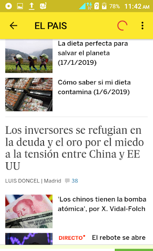 Noticias de España Screen 3