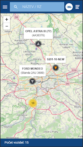 Android application Fleetware Mobile Autoškola screenshort