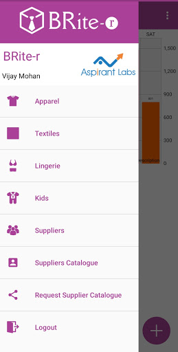 Android application BRite-r screenshort