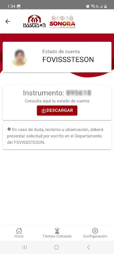 MI ISSSTESON Screen 3