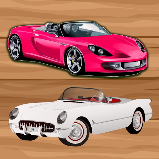 Cars puzzles for boys and kids logo