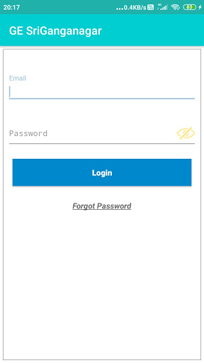 Android application GE Sriganganagar screenshort