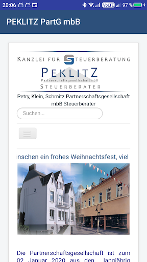 Android application PEKLITZ PartG mbB screenshort