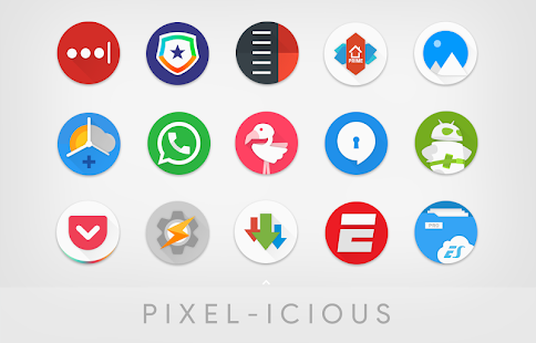 צילום מסך של Pixelicious Icon Pack