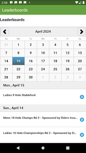 Dubbo Golf Club Screen 3